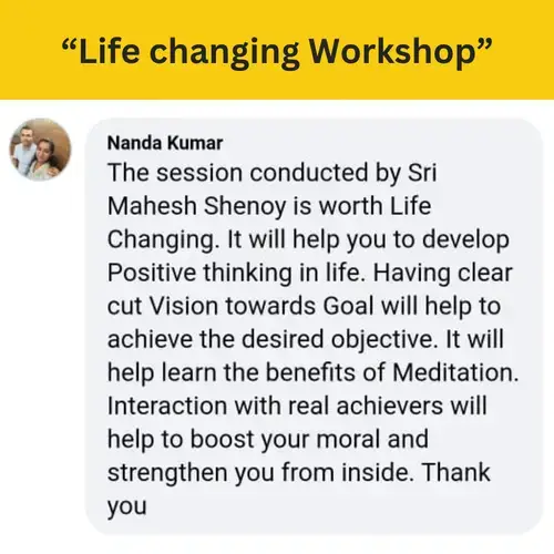 Testimonial: life changing